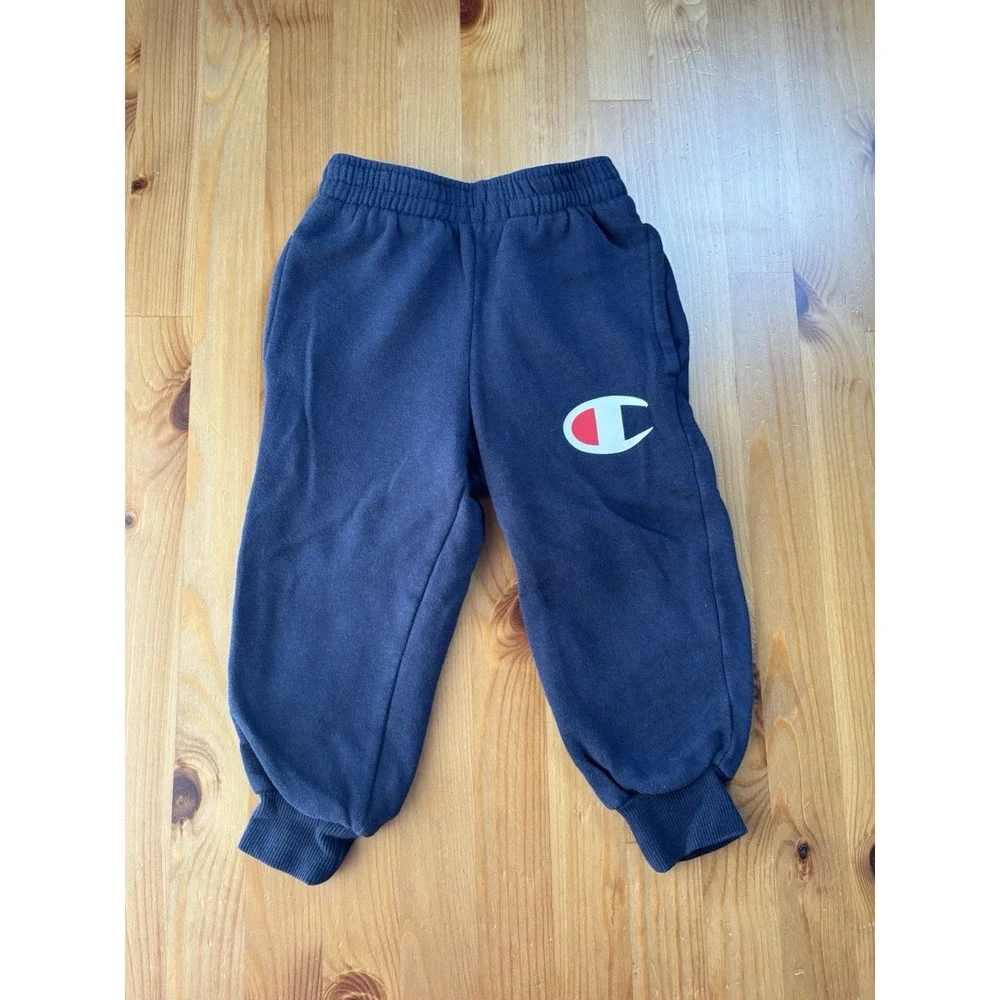 Toddler Champion Hoodie & Jogger Pants Set Blue/White‎ Size 3T